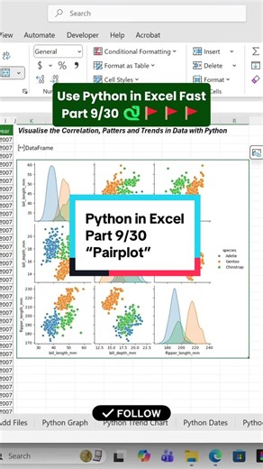 Pairplot Magic with Python in Excel: Part 9