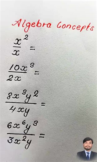 15K views · 154 reactions | ✨ Master Basic Algebra Concepts Easily | Math Made Simple ✨ #AlgebraConcept #MathTricks #AlgebraMadeEasy #MathLearning #StudyTips #UnstoppableStudy #AlgebraBasics #LearnMath #MathConcepts #education #fblifestyle #unstoapablestudy #unstoapablestudy0111 | Unstoapablestudy0111 | Facebook