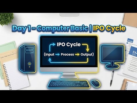 Computer Basic | IPO Cycle Explained in Hindi | RPSC / Rajasthan Computer Instructor