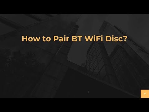 How to Pair BT WiFi Disc?