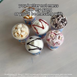 Pop-Tarts Strawberry Frosty fights all my toughest battles | Wendy's