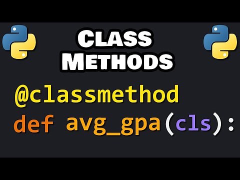 Learn Python CLASS METHODS in 6 minutes! 🏫