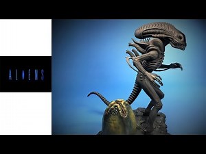 Halcyon 1/9 Aliens Xenomorph Model Build and Paint