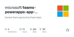 GitHub - microsoft/teams-powerapps-app-templates: Sample Teams app built by Power Apps