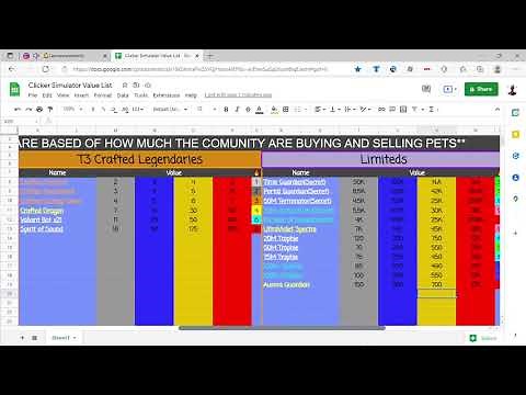 New Clicker Simulator Value List And Trading Discord!