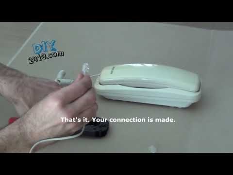How to install an RJ11 jack on phone cord | How to make a telephone cable RJ11 | Install RJ11 plug