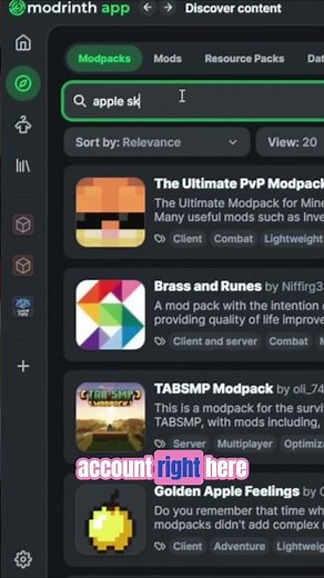 How to Install Modrinth & Minecraft Mods + Shaders Java Edition Updated Tutorial 2026 #shorts