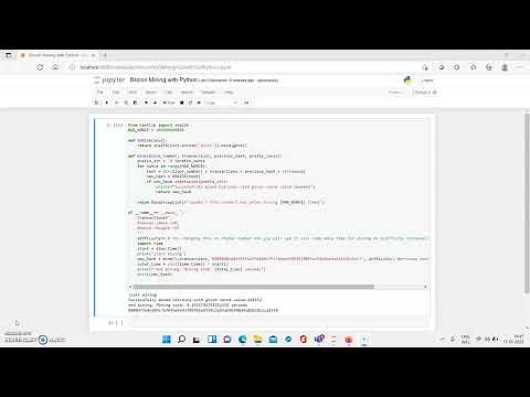 Bitcoin Mining Using Python (in just 6 minutes)