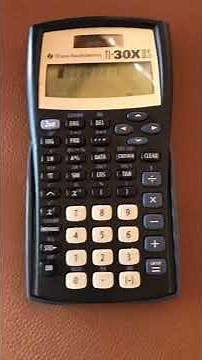 How to fix syntax error on Texas Instruments 30X IIS calculator