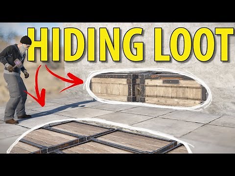 RUST: Hiding loot in your floors and walls