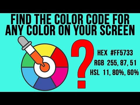 How to Find the Color Code for Any Color on Your Screen