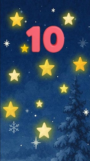 Count to 10 with Stars ⭐| Number Song for Kids