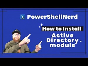 5 - How to Install PowerShell Active Directory Module!