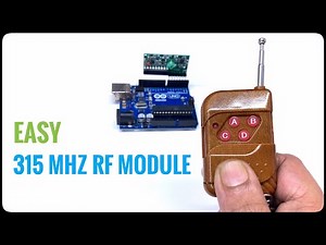 How to use 315 MHZ RF receiver & remote control