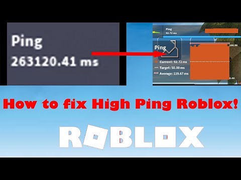 How To Fix Insanely High Ping Roblox!