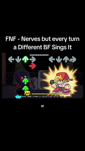 Different Boyfriends Sing 'Nerves' in FNF Mod