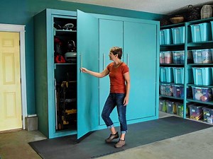 How to Build Oversized Garage Storage Cabinets