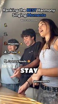 Ranking the BEST Harmony Singing Moments