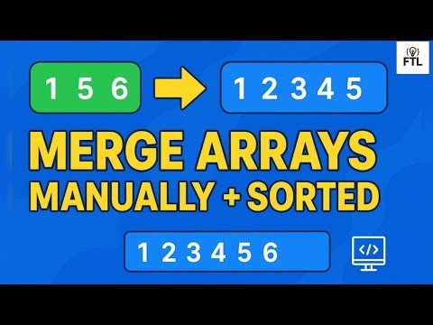 Merge Two Arrays Manually in Python | Sorted Merge Explained Step by Step in KANNADA
