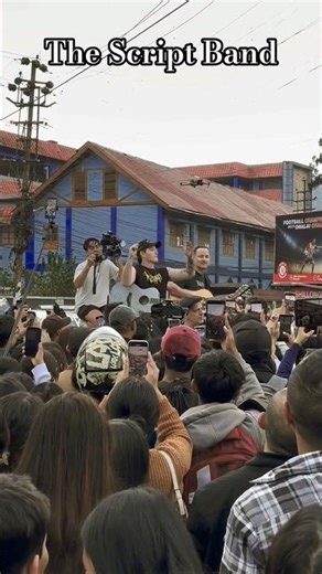 #The Script Band live performance in Laitumkhrah#Miniconcert#