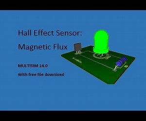Hall Effect Sensor - NI Multisim