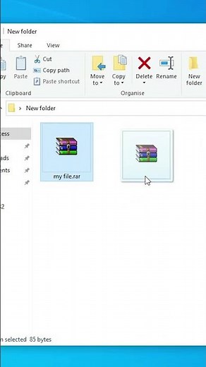 Short Way of Extracting RAR or ZIP File in Windows 10 PC or Laptop #windows10 #windows #zip