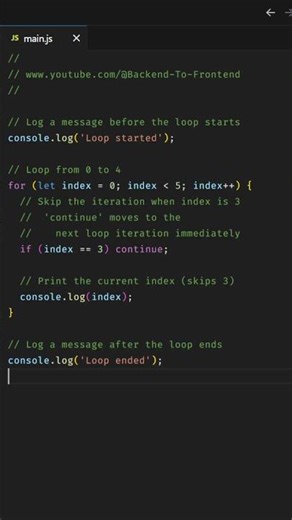 Skip Loop Iterations in JavaScript with continue! ⚡