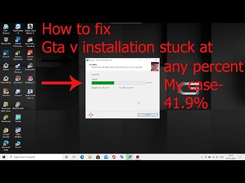 How to fix GTA V installation stuck at any%|| In my case 41.9% || 100% working|| Pc