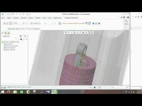 piston cylinder mechanism using creo
