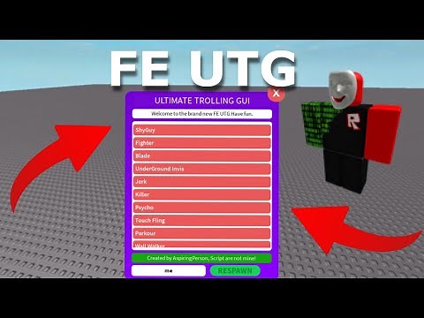 ROBLOX FE UTG SCRIPT PASTEBIN