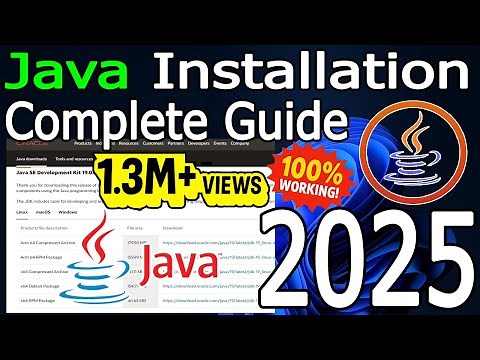 How to Install Java on Windows 10/11 [ 2023 Update ] JAVA_HOME, JDK Installation