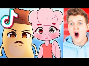 LANKYBOX REACTS To PIGGY TIK TOKS! (HILARIOUS)