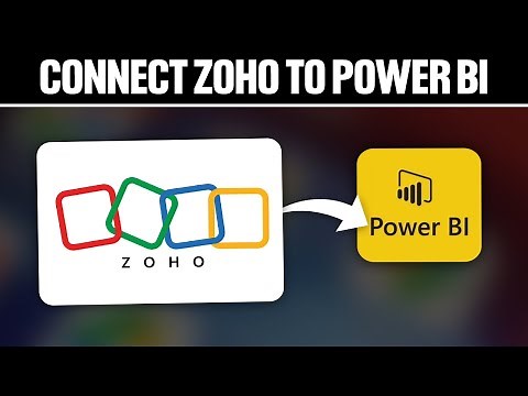 How To Connect Zoho To Power Bi 2025! (Full Tutorial)