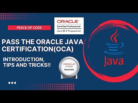 Oracle Java Certification | OCA Crash Course - Introduction, Tips, Strategy | #java #javatutorial