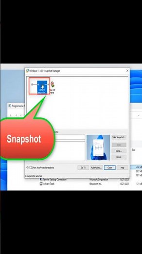 Create Snapshot and Restore Virtual Machine to Previous State in VMware Workstation