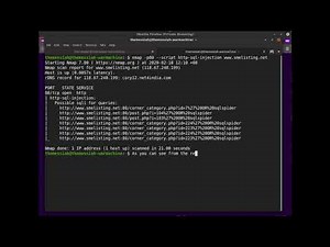 SQLi: Scan For SQLi Vulnerabilities Using Nmap (http-sql-injection)