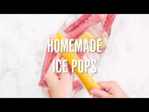 Homemade Ice Pops - 100% Real Fruit and No Added Sugar