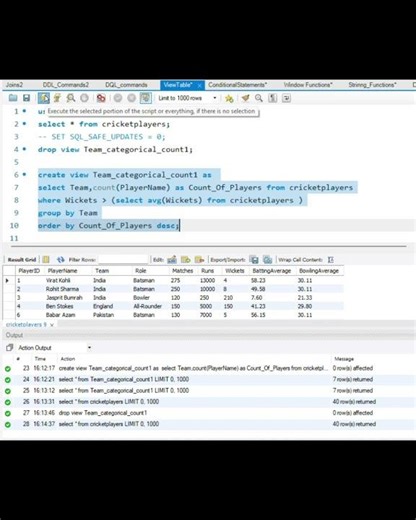 #sql #views #explained in #mysql | #Virtualtable, #security & #performance | #dataideas
