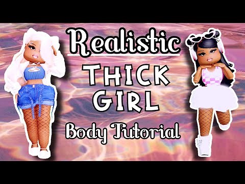 HOW TO BE A THICK ROBLOX BHADDIE 🍑❤️ BODY TUTORIAL