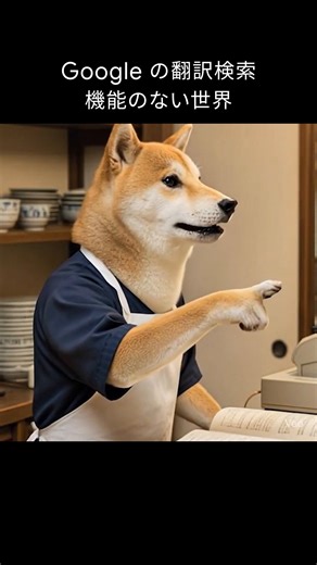 Google Japan / グーグル・ジャパン on Instagram: "【他国の方との会話の秘訣🗣️】 ジェスチャーで押し通す！ もしも、Google 翻訳機能が “ない世界” だったら↑ （リリース：2006 年） Google 検索は日本で 25 周年 ※ぜひ音ありで🔊"