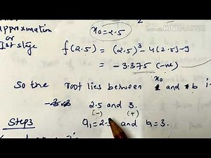 Bisection Method example-lecture2/m3