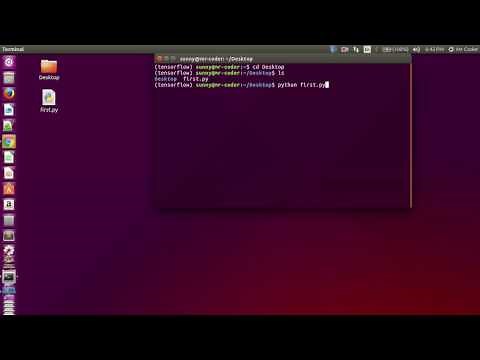 How to run python program using terminal.