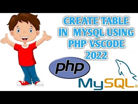 How to Create Table in PHP MySQL Database | Creating Table Using PHP Script