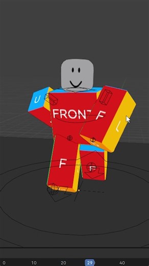 How to IMPORT and USE BLENDER Animations in ROBLOX STUDIO #roblox #shorts #tutorial