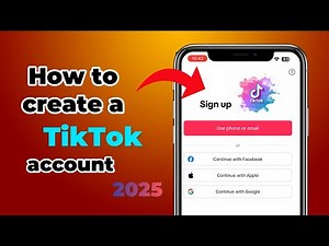 How to Create TikTok Account 2025