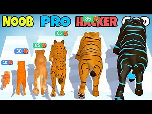 NOOB vs PRO vs HACKER vs GOD in Cat Evolution