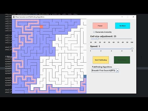 I Made A Maze Generator To Visualize Pathfinding DFS BFS Algorithms