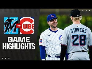 Marlins vs. Cubs Game Highlights (5/14/25) | MLB Highlights