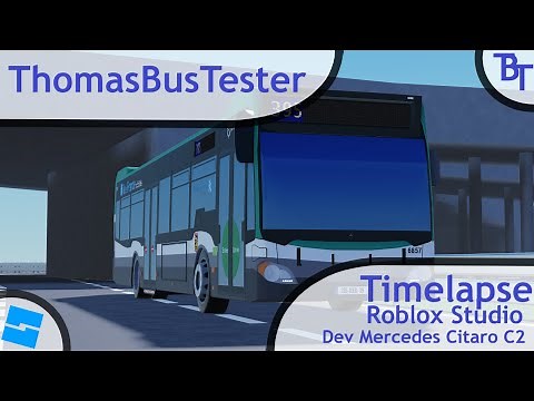 Roblox Studio - Dev Bus - Mercedes Citaro C2 - [TimeLapse]