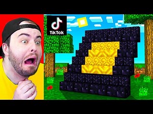 TESTING 9 TikTok MINECRAFT Hacks that WORK